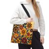 Tote Bag - Vintage-Inspired Flower Design