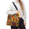 Tote Bag - Vintage-Inspired Flower Design