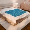 Cozy Velveteen Plush Blanket with Leaf Pattern - Perfect for Home Decor