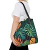 Tropical Leaves Tote Bag - Stylish Eco-Friendly Shopping Bag