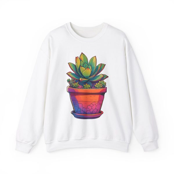 Colorful Succulent Crewneck Sweatshirt | Unisex Heavy Blend™