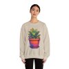 Colorful Succulent Crewneck Sweatshirt | Unisex Heavy Blend™