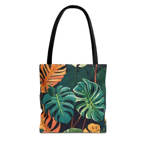 Tropical Leaves Tote Bag - Stylish Eco-Friendly Shopping Bag