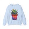 Colorful Succulent Crewneck Sweatshirt | Unisex Heavy Blend™