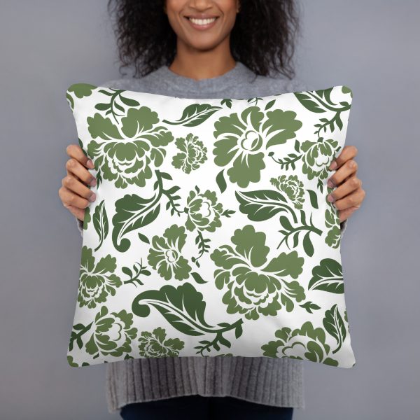 Basic Pillow - Classic Floral Silhouette