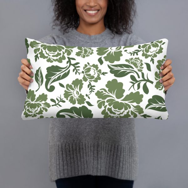 Basic Pillow - Classic Floral Silhouette