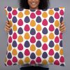 Basic Pillow - Colorful Eggs Pattern