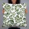 Basic Pillow - Classic Floral Silhouette