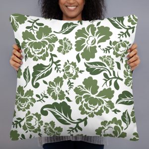 Basic Pillow - Classic Floral Silhouette