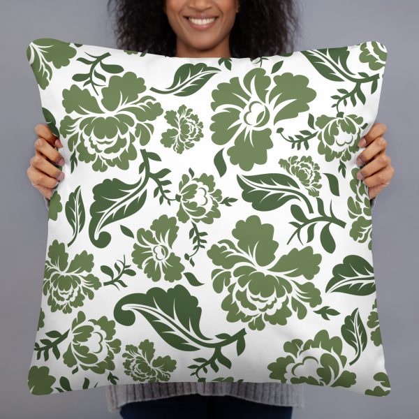 Basic Pillow - Classic Floral Silhouette