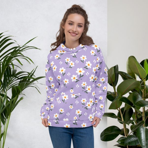 Unisex Hoodie - Purple Meadow