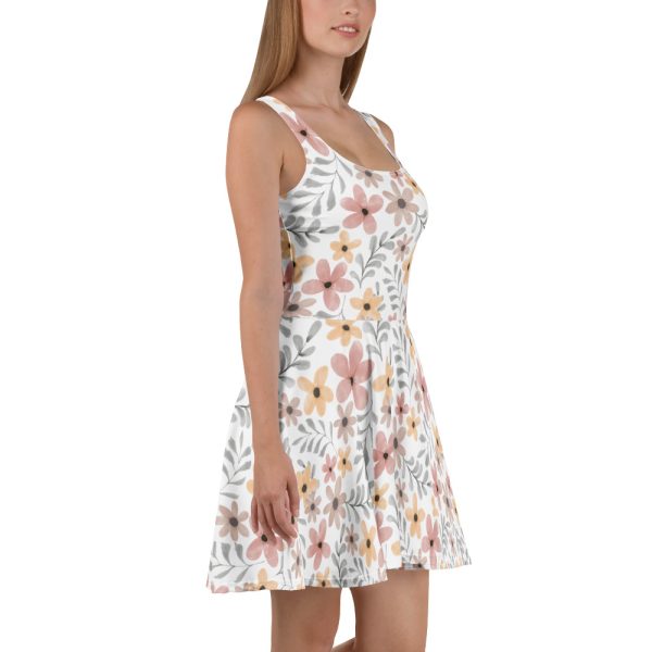 Skater Dress - Floral Pattern