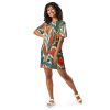 T-shirt dress - Tropical Floral Paradise