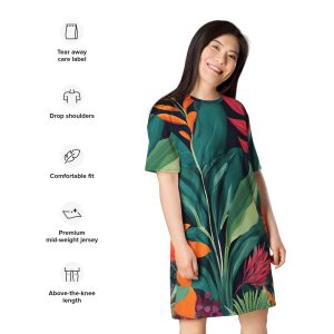 T-shirt dress - Tropical Escape