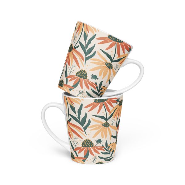 Latte mug - Floral Pattern