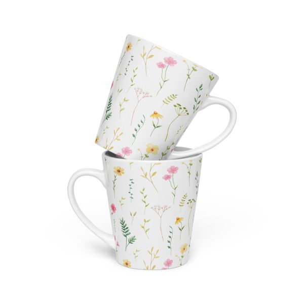 Latte mug - Delicate Wildflower