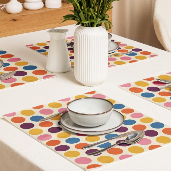 Placemat Set – Colorful Dots