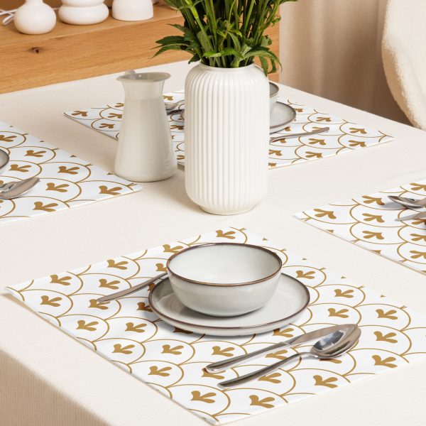 Placemat Set - Geometric Petal Design