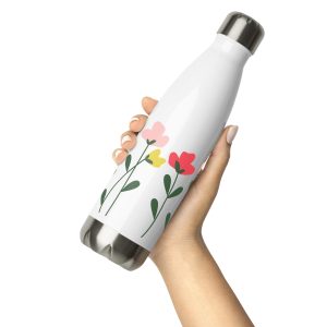 Stainless steel water bottle - Wildflowers