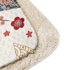 Sherpa blanket - Oriental Wave & Blossom