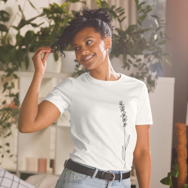 Short-Sleeve Unisex T-Shirt - Delicate Flower