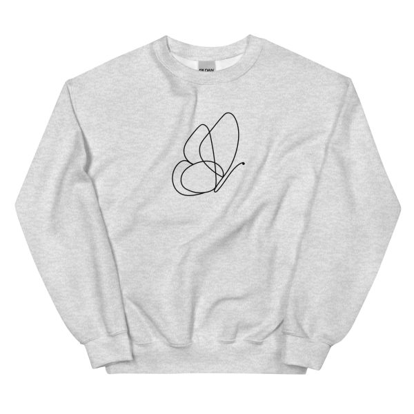 Unisex Sweatshirt - Butterfly Line