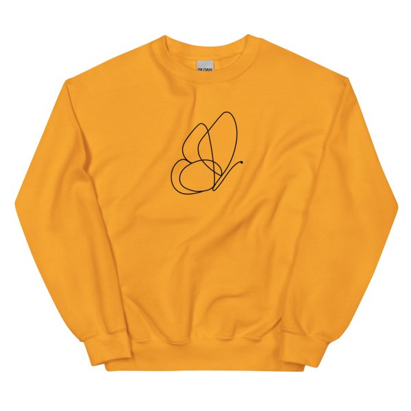 Unisex Sweatshirt - Butterfly Line