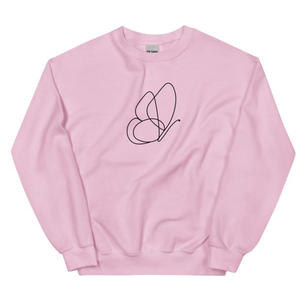 Unisex Sweatshirt - Butterfly Line