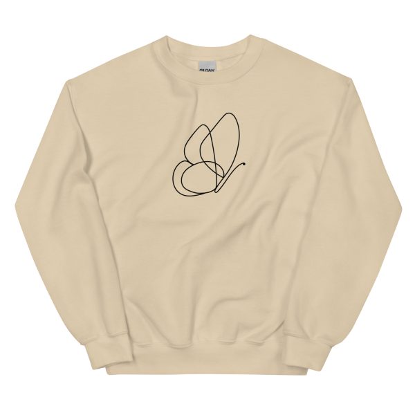 Unisex Sweatshirt - Butterfly Line