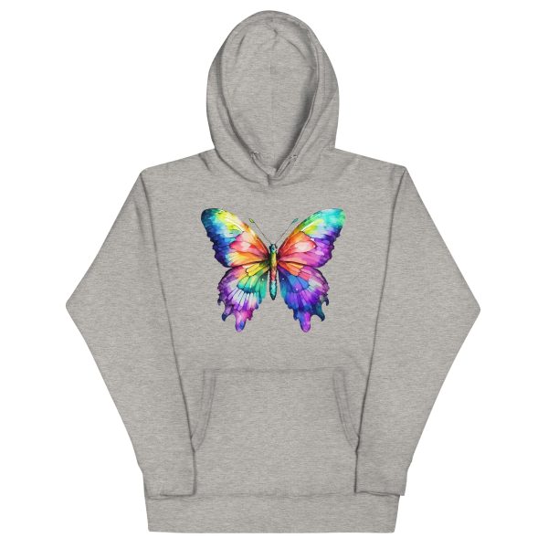 Unisex Hoodie - Rainbow Butterfly
