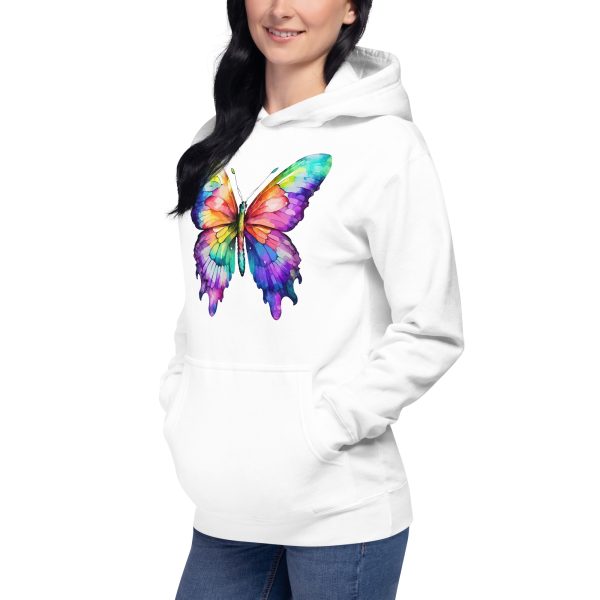Unisex Hoodie - Rainbow Butterfly