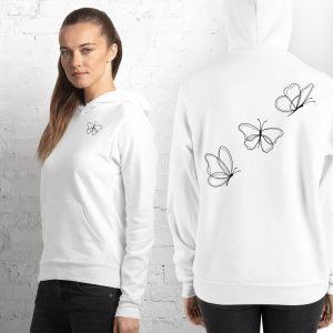 Unisex hoodie - Butterflies