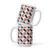 White glossy mug - Modern Pattern