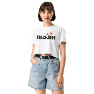 Women’s crop top - Bloom Flower